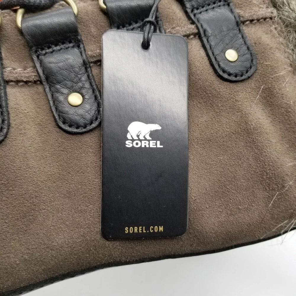 Sorel Joan of Arctic Winter Boots 5.5  Waterproof Insulated Suede Lace Up Winter